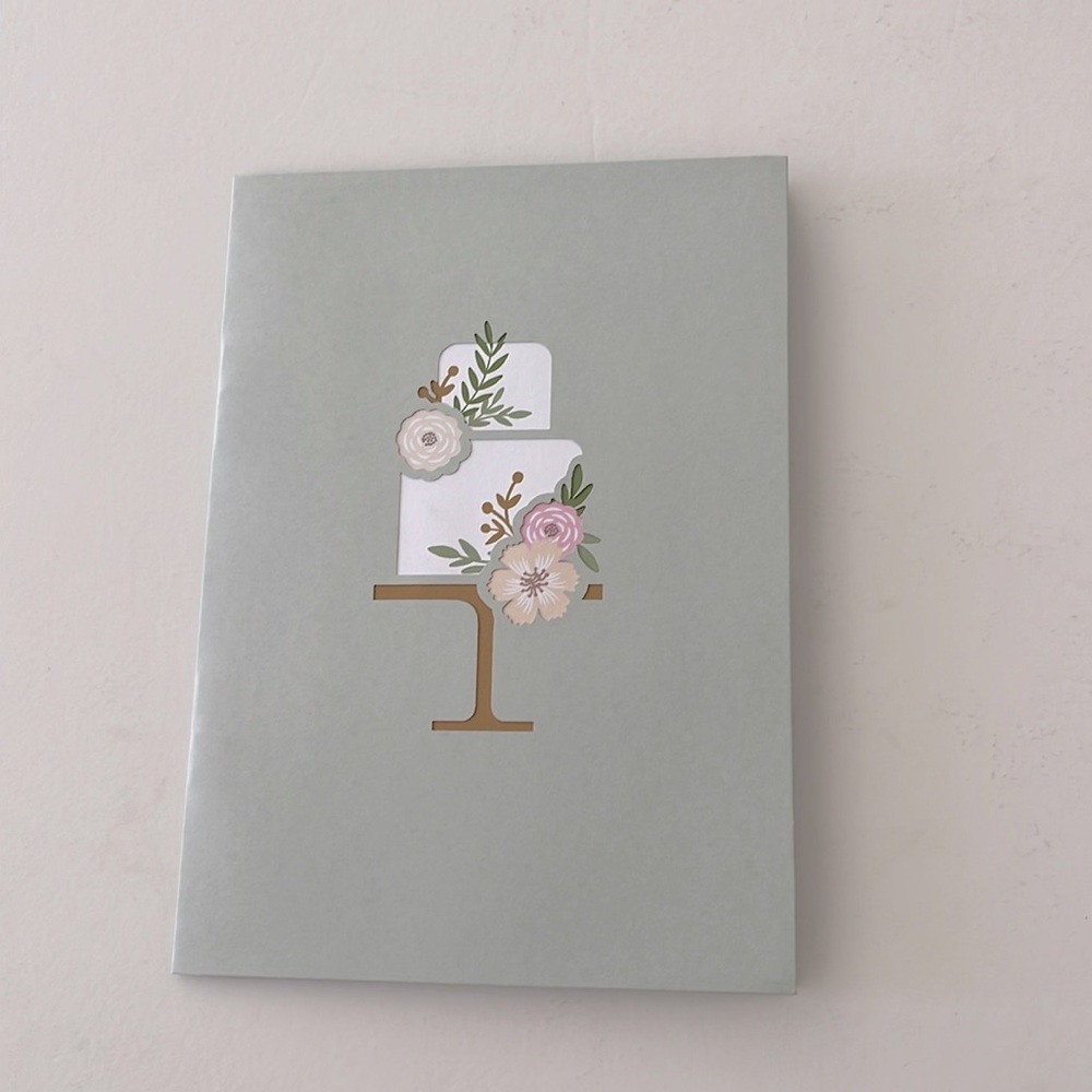 LOVEPOP WEDDING CAKE CARD